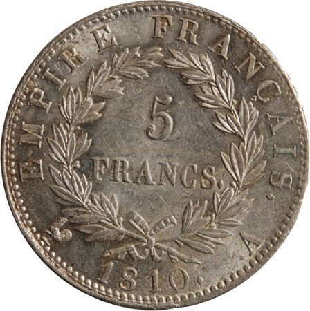 5 FRANCS NAPOLEON I  1810 A PARIS