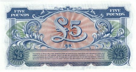 5 Pounds ND1948 - Bleu - Série EE/1