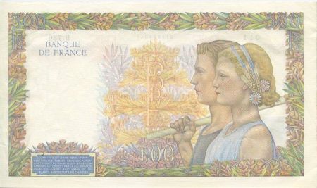 500 Francs La Paix - 1940