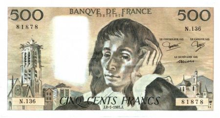 500 Francs Pascal - années diverses