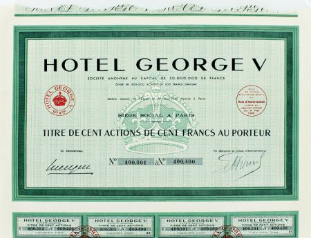 Action Hotel George V - Verte