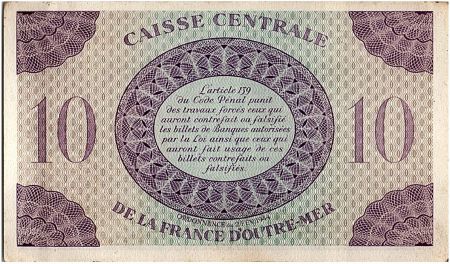 AEF 10 Francs 1944 - Marianne , croix de Lorraine - FH
