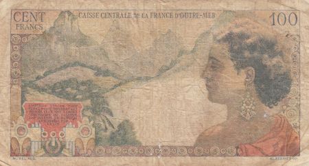 AEF 100 Francs 1947 - La Bourdonnais - Série Z.103