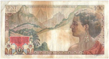 AEF 100 Francs La Bourdonnais - 1947