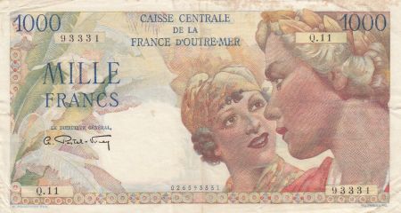 AEF 1000 Francs Union Française - 1946 - Série Q.11