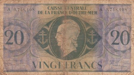 AEF 20 Francs Marianne 1944 - Série A 0,748,108