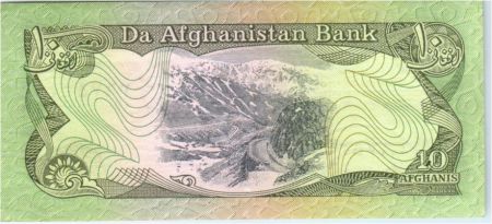 Afghanistan 10 Afghanis 1979 - Montagne