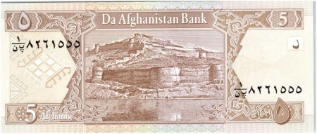 Afghanistan 5 Afghanis Forteresse de Kaboul - 2002
