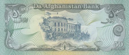 Afghanistan 50 Afghanis 1979 -  Palais Dar-al-Aman
