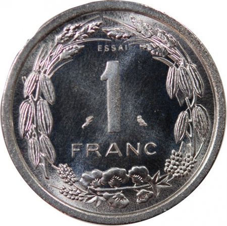 AFRIQUE CENTRALE - 1 FRANC 1974 ESSAI