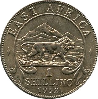Afrique de l\'Est Britannique 1 Schilling George VI - Lion