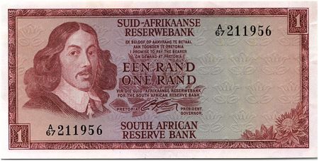 Afrique du Sud 1 Rand 1966 - Jan Van Riebeeck - Béliers