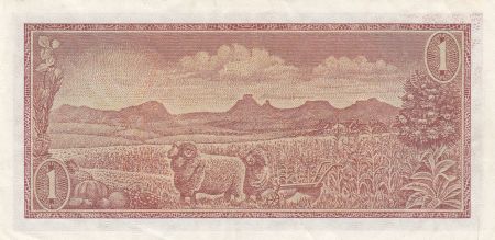 Afrique du Sud 1 Rand ND1973 - Jan Van Riebeek, Paysage, Mouton