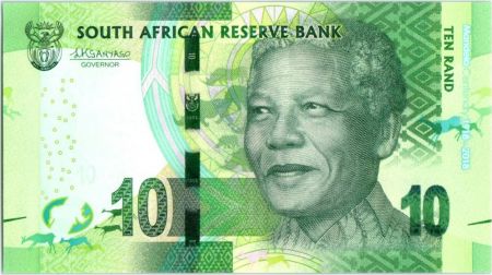 Afrique du Sud 10 Rand - Nelson Mandela - Centenaire Naissance - 2018