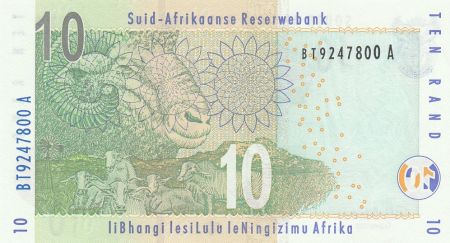 Afrique du Sud 10 Rand Rhinocéros - 2009
