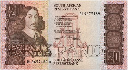 Afrique du Sud 20 Rand 1990-93  - Jan Van Riebeeck - Bateaux