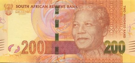 Afrique du Sud 200 Rand 2012 - Nelson Mandela - Léopards