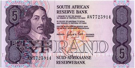 Afrique du Sud 5 Rand 1989-90 - Jan Van Riebeeck - Mine