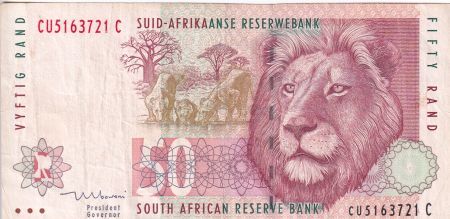 Afrique du Sud 50 Rand - Lion - Usine - ND (2005-2010) - P.130a