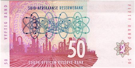 Afrique du Sud 50 Rand 1992 - Lion - Raffinerie