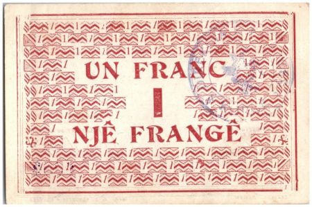 Albanie 1 Franc Noir et Rouge - 1917