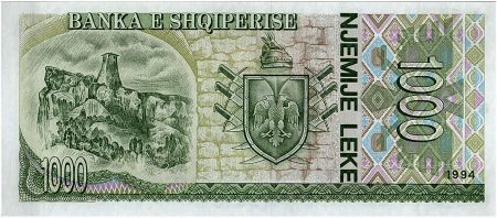 Albanie 1000 Leké - SKENDERBEU (1405-1468) - 1994