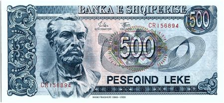 Albanie 500 Leké - Naim FRASHERI (1846-1900) - 1992