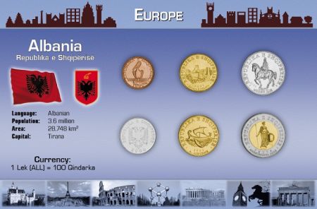 Albanie Monnaies du Monde - Albanie