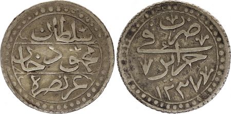 Algérie 1/4 Budju, Mahmud II - 1237(1821)