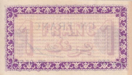 Algérie 1 Franc - Chambre de commerce d\'Alger - 1914 - Série 369 - P.137-1