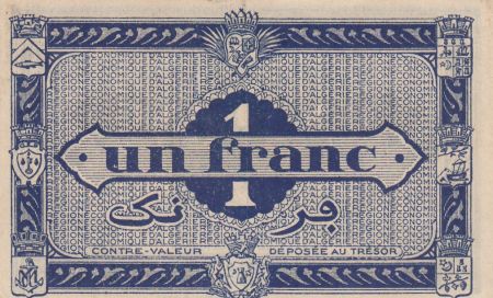 Algérie 1 Franc 1944 - Série B1