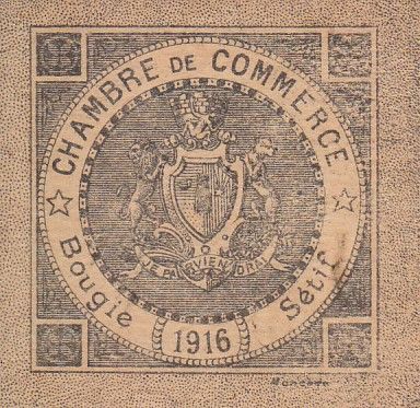 Algérie 10 Centimes - Chambre de Commerce - Bougie - Sétif - 1916