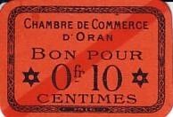 Algérie 10 Centimes Oran