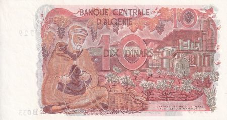 Algérie 10 Dinars  - Paon - 1970 - Série B.033 - P.NEUF - P.127b