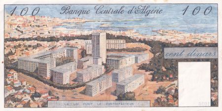 Algérie 100 Dinars - Port d\'Alger - 1964 - Série M.1036