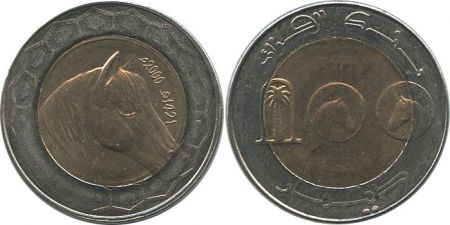 Algérie 100 Dinars Cheval - 2000