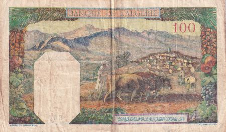 Algérie 100 Francs - Algérien - Série J.891 - 1942 - TB - P.85
