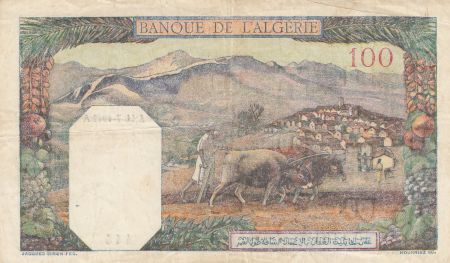 Algérie 100 Francs - Algérien - Série Q.1104 - 1942 - TB+ - P.85