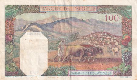 Algérie 100 Francs - Notable Algerien - 22-09-1939 - Série G.50