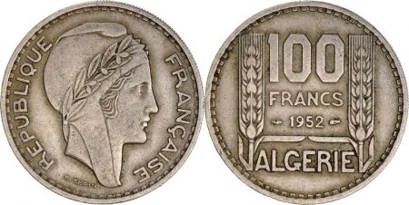 Algérie 100 Francs République Française - Turin 1952