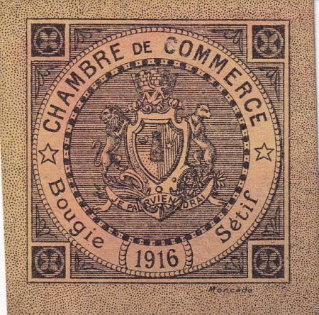 Algérie 5 centimes -Bougie - Sétif - 1921