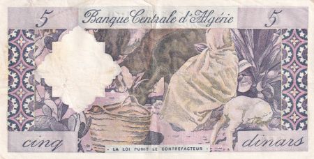 Algérie 5 Dinars - Aigle - Brebis - 1964 - Série D.563 - P.122a