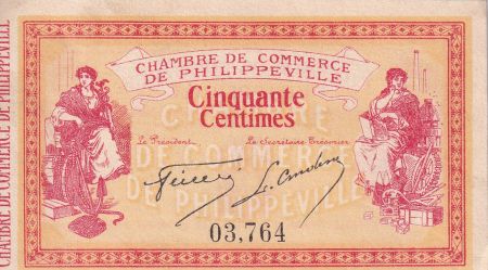 Algérie 50 Centimes - Chambre de commerce de Philippeville - 1914 - P.142.1
