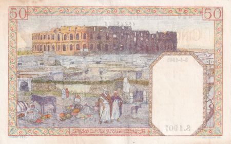 Algérie 50 Francs - Couple - 03-04-1945 - Série S.1907 - P.87