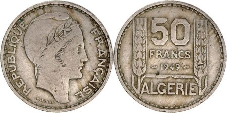 Algérie 50 Francs République Française - Turin 1949