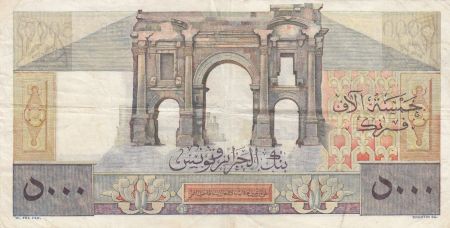 Algérie 5000 Francs Apollon - Arc de Triomphe de Trajan - 02-01-1951 -  Série W.714