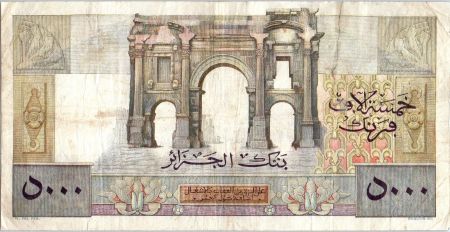 Algérie 5000 Francs Apollon - Arc de Triomphe de Trajan - D.160 - 1947