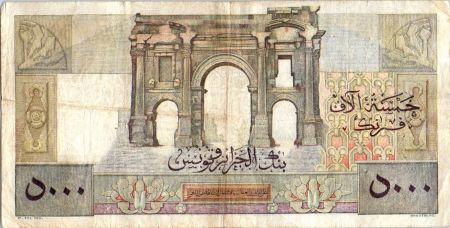 Algérie 5000 Francs Apollon - Arc de Triomphe de Trajan - E.295 - 1949