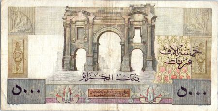 Algérie 5000 Francs Apollon - Arc de Triomphe de Trajan - F.179 - 1947