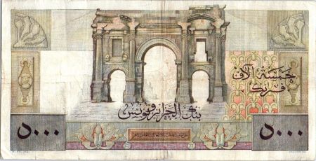 Algérie 5000 Francs Apollon - Arc de Triomphe de Trajan - K.297 - 1949
